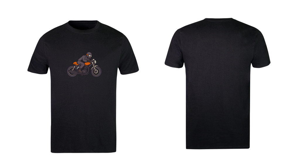 Black And Orange Motorcycle
