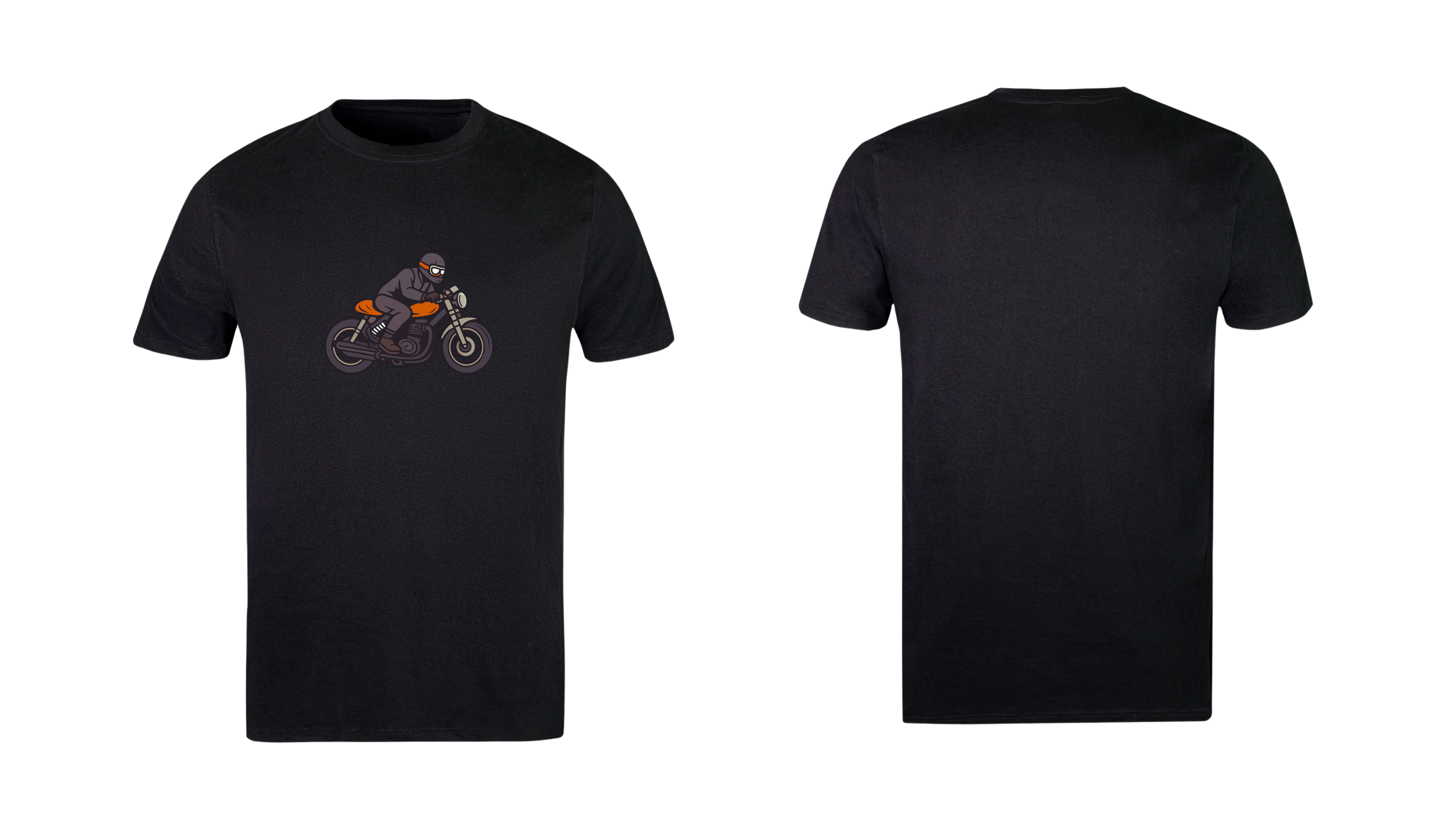 Black And Orange Motorcycle