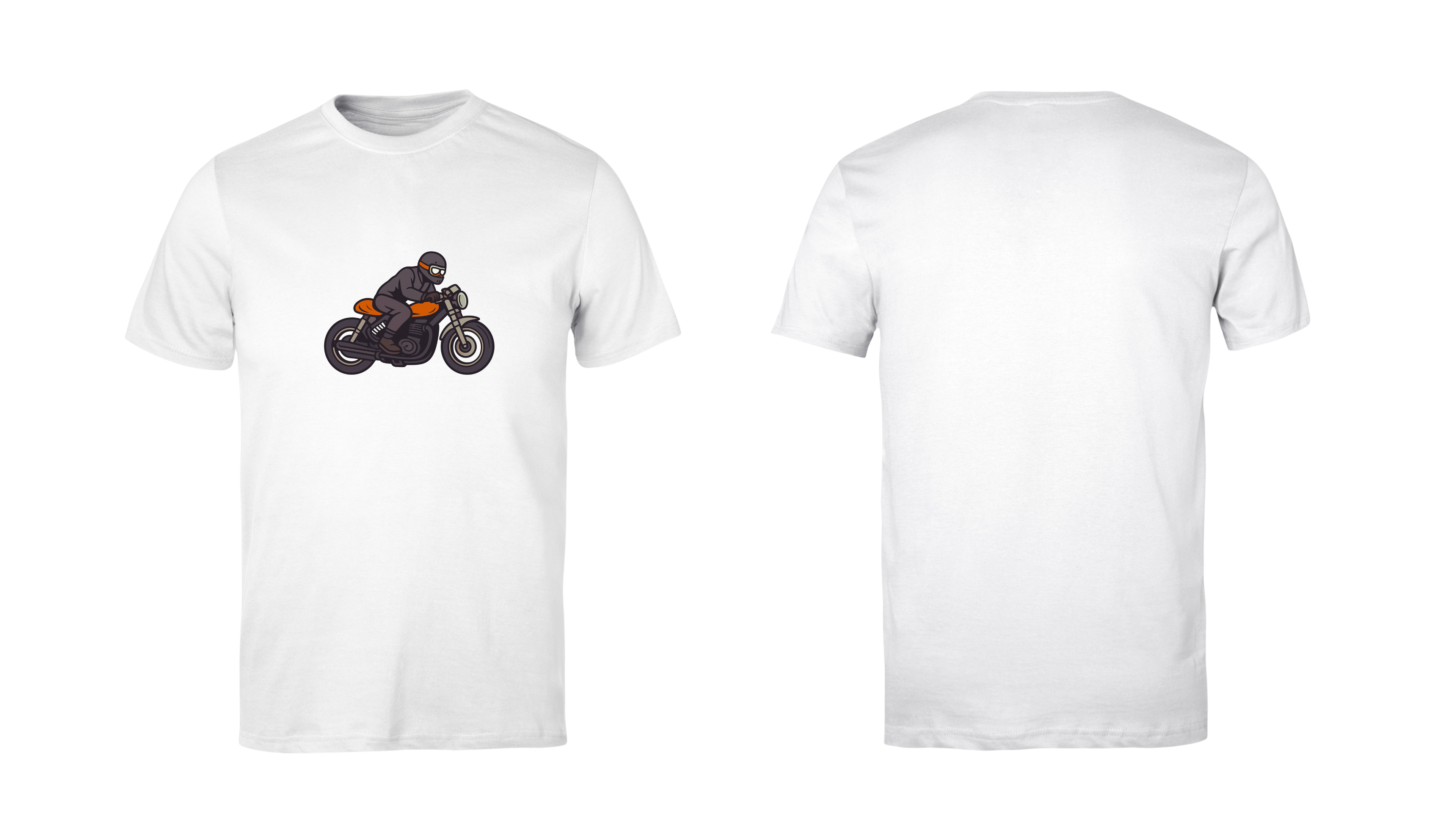 Black And Orange Motorcycle